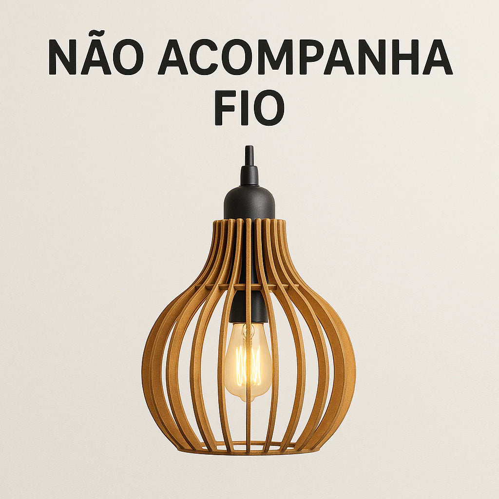 Kit com 4 Pendentes Coquinho