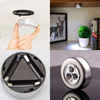 Kit Led Lâmpada Adesiva Sem Fio Touch Portátil