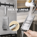 Ralador Multiuso Em Aço Inox com 4 Lâminas