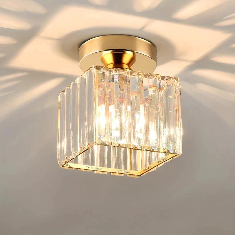 Luz Moderna De Cristal