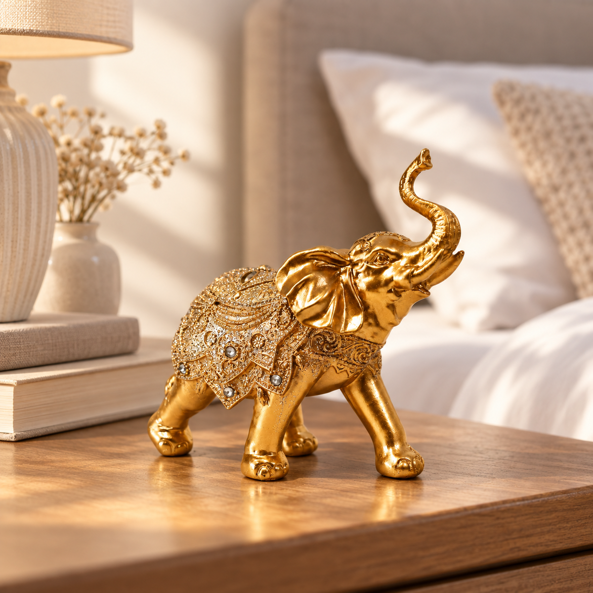 Elefante da Prosperidade em perspectiva aproximada