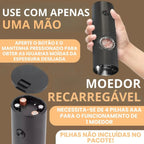 Moedor De Temperos Elétrico Para Sal e Pimenta – Compre 1 e leve 2