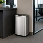 Lixeira Automática Inox 50L Sensor Touch