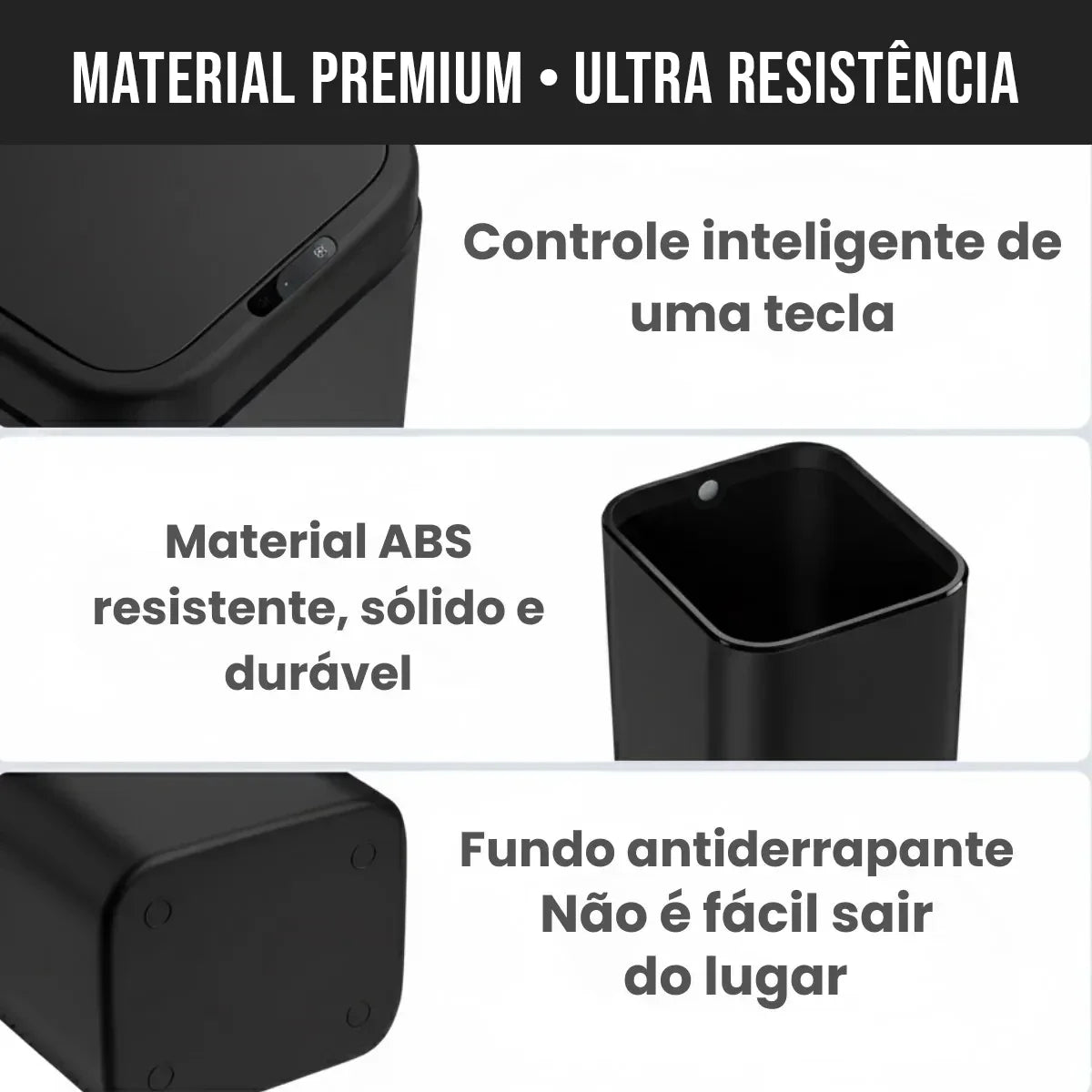 Lixeira Automática Velaris Pro Sensor USB 16L