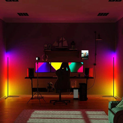 Luminária Bastão Neon Prisma RGB LED – Brivar Decor