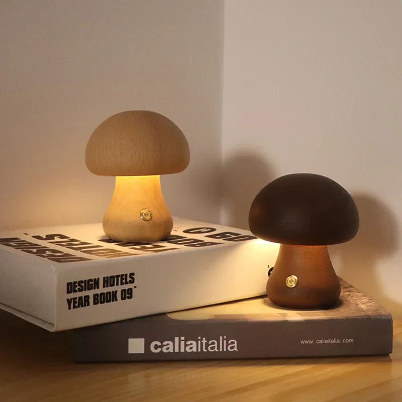 Luminária de Mesa LED Recarregável com 3 Cores para Quarto