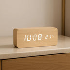 Relógio Kronos Wood LED Horizontal