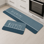 Conjunto 2 Tapetes de Cozinha Antiderrapante Estampado