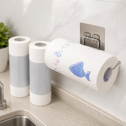 Suporte Papel Toalha Adesivo Sem Furos – Brivar Decor