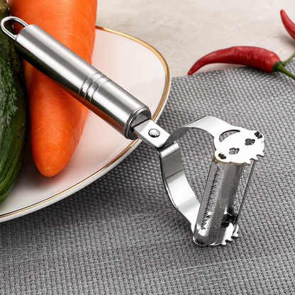 Descascador Multifuncional em Aço Inox para Legumes – Brivar Decor