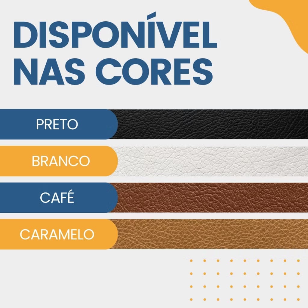 Espelho Adnet Redondo 60cm – Couro e Suporte – Brivar Decor