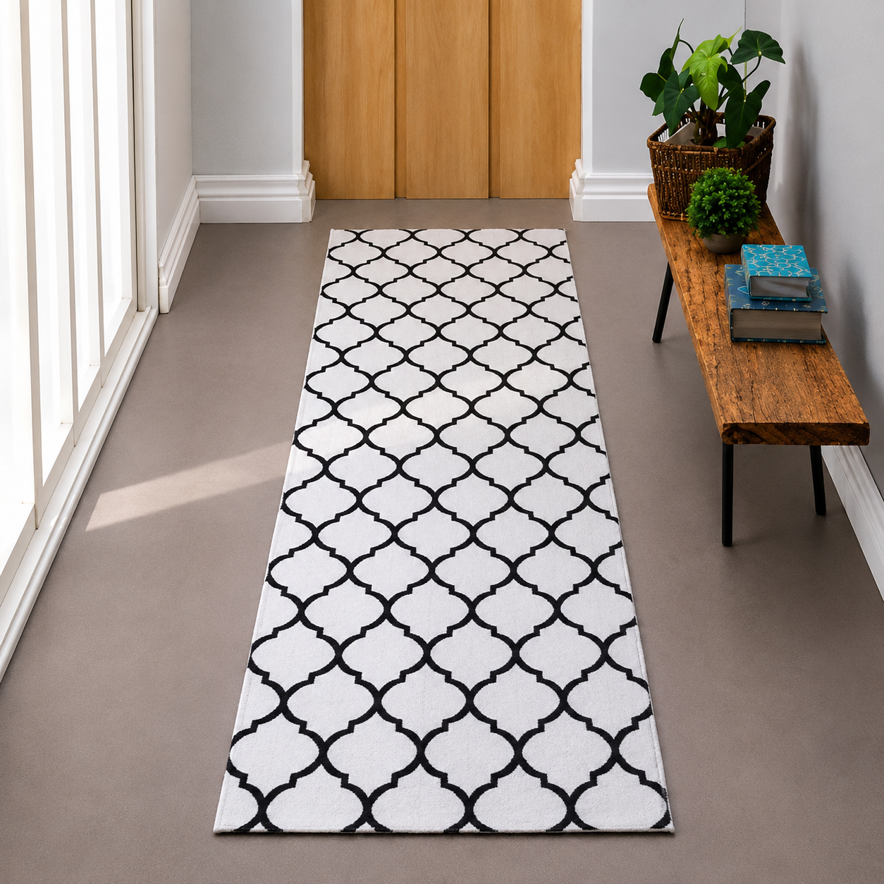 Tapete Passadeira Antiderrapante Grande 2,00×0,65m – Brivar Decor
