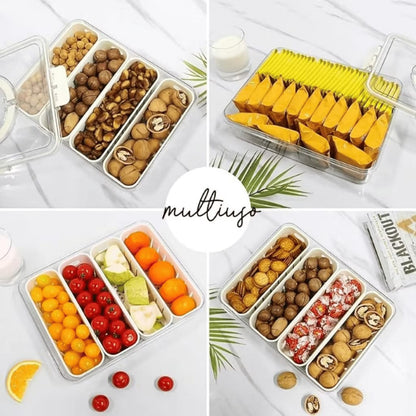 Pote Hermético 4 Divisórias – Brivar Decor