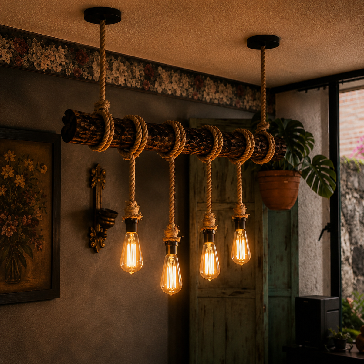 Pendente Lumina Rustique 2 Soquetes