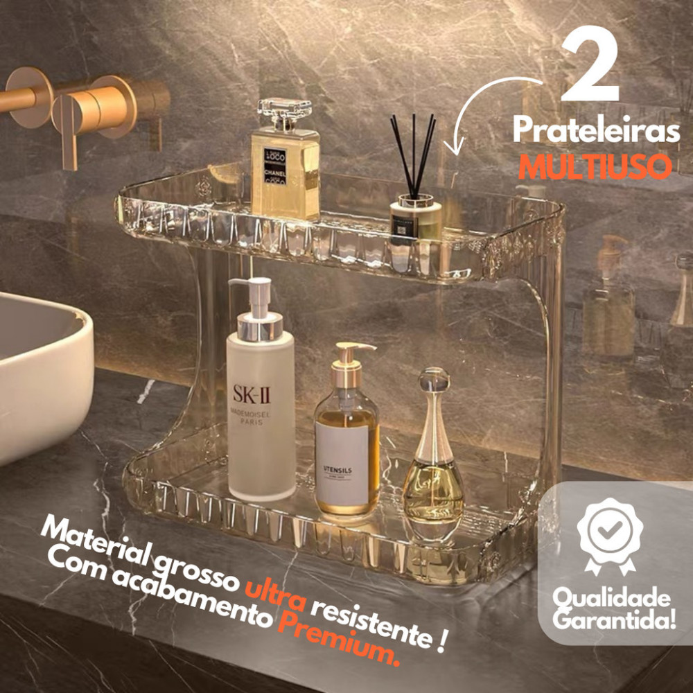 Organizador Acrílico Vista Luxe – Brivar Decor