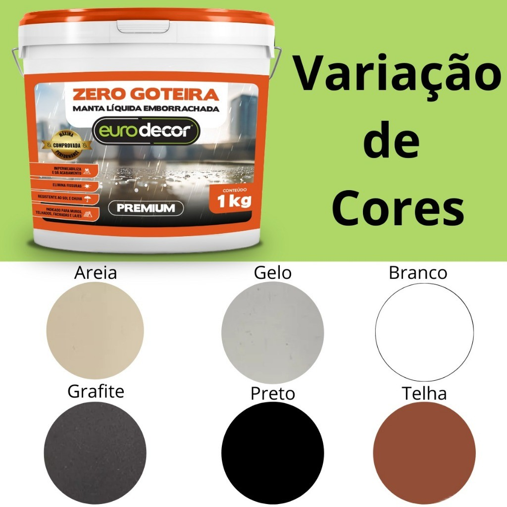 Manta Liquida Emborrachada Premium 1KG