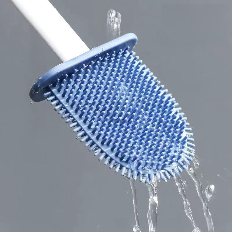 2 em 1 Escova de Silicone para Vaso Sanitário