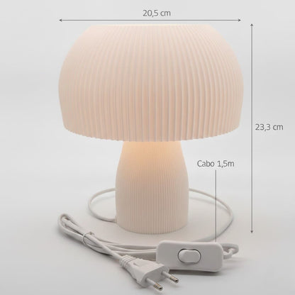 Abajur Cogumelo Charm – Brivar Decor