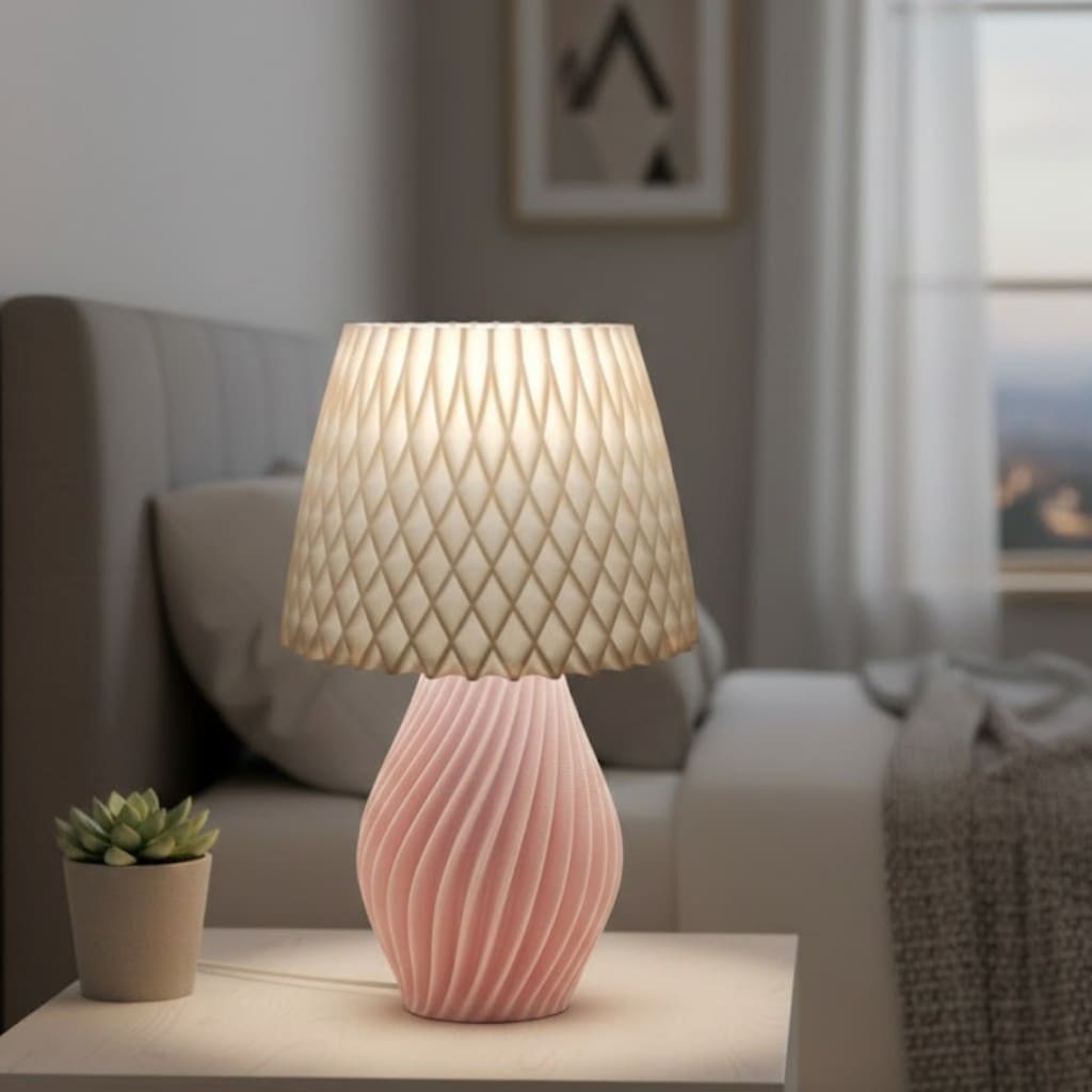 Abajur Espiral Bloom – Brivar Decor