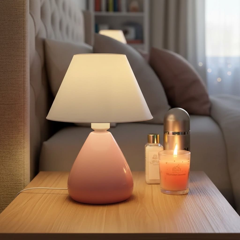 Abajur Gota Perle Cerâmica – Brivar Decor
