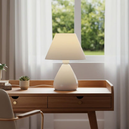 Abajur Gota Perle Cerâmica – Brivar Decor